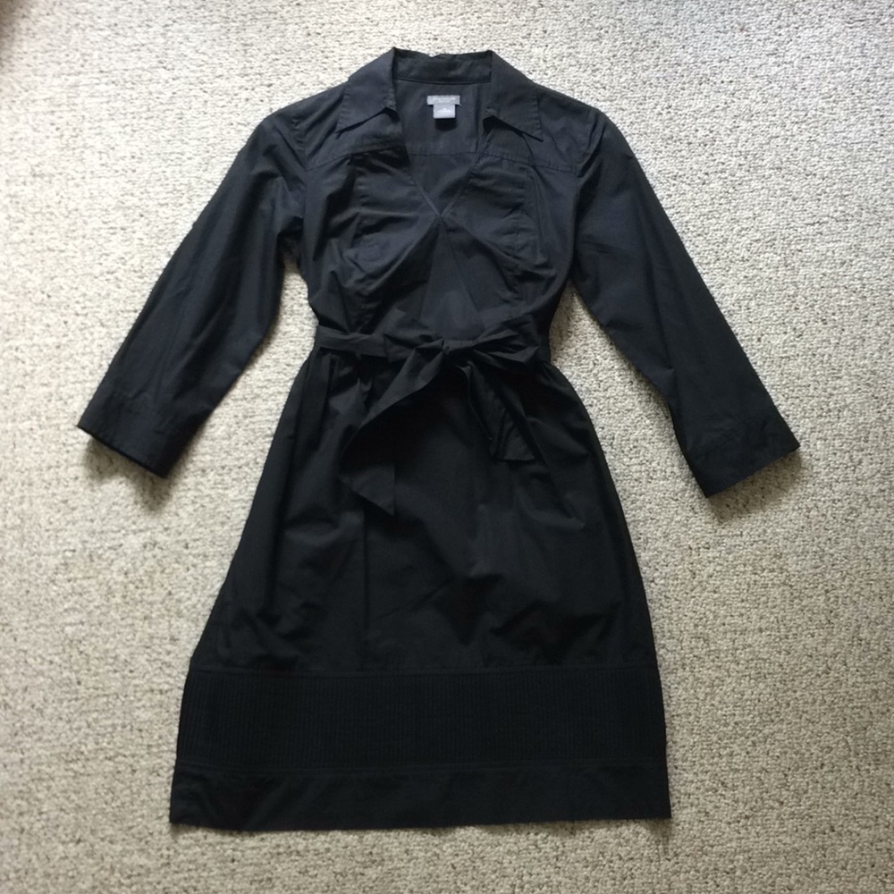 Ann Taylor wrap shirt dress